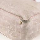 CHANEL New Travel Line Tote Bag Nylon Pink Gold CC Auth BA11645-16