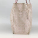 CHANEL New Travel Line Tote Bag Nylon Pink Gold CC Auth BA11645-3