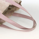 CHANEL New Travel Line Tote Bag Nylon Pink Gold CC Auth BA11645-7