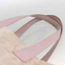 CHANEL New Travel Line Tote Bag Nylon Pink Gold CC Auth BA11645-8