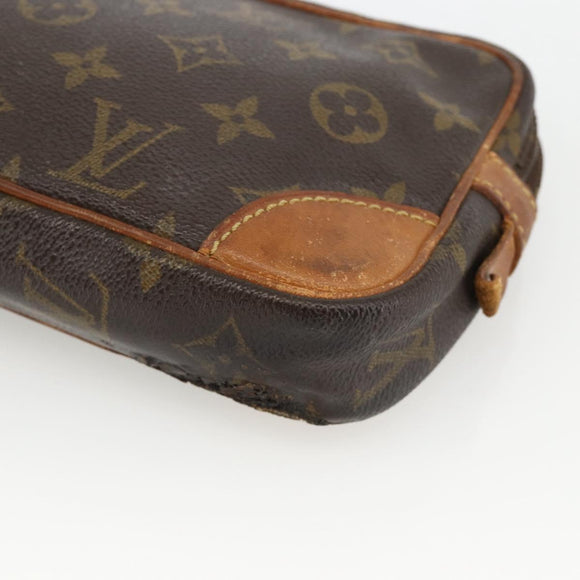 LOUIS VUITTON Monogram Marly Dragonne PM Clutch Bag M51827 LV Auth BA11647