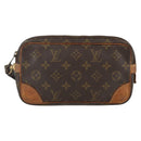 LOUIS VUITTON Monogram Marly Dragonne PM Clutch Bag M51827 LV Auth BA11647-13