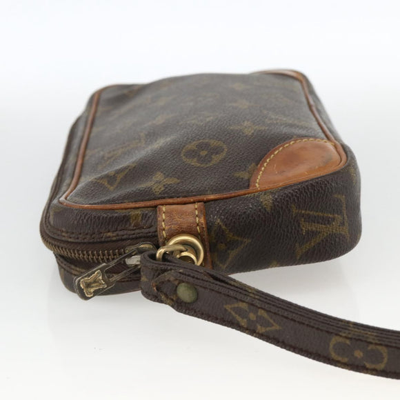LOUIS VUITTON Monogram Marly Dragonne PM Clutch Bag M51827 LV Auth BA11647