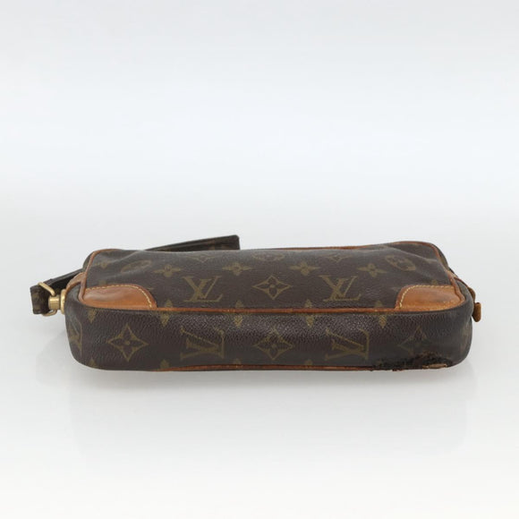 LOUIS VUITTON Monogram Marly Dragonne PM Clutch Bag M51827 LV Auth BA11647