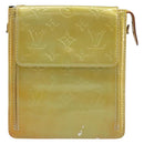 LOUIS VUITTON Monogram Vernis Motto Accessory Pouch Gris M91030 LV Auth BA11648-13