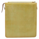 LOUIS VUITTON Monogram Vernis Motto Accessory Pouch Gris M91030 LV Auth BA11648-2