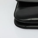 BALLY Shoulder Bag Leather Black Auth BA1165-9