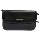 BALLY Shoulder Bag Leather Black Auth BA1165-13