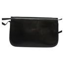 BALLY Shoulder Bag Leather Black Auth BA1165-2