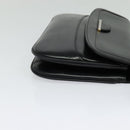 BALLY Shoulder Bag Leather Black Auth BA1165-4