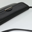 BALLY Shoulder Bag Leather Black Auth BA1165-6