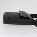 Salvatore Ferragamo Shoulder Bag Leather Black Gold Auth BA11653-4