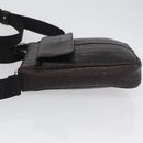 Salvatore Ferragamo Shoulder Bag Leather Black Gold Auth BA11653-5
