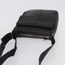 Salvatore Ferragamo Shoulder Bag Leather Black Gold Auth BA11653-6