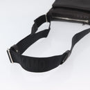 Salvatore Ferragamo Shoulder Bag Leather Black Gold Auth BA11653-7