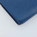 LOUIS VUITTON Epi Pochette Accessoires Pouch Blue M52985 LV Auth BA11656-14