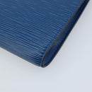 LOUIS VUITTON Epi Pochette Accessoires Pouch Blue M52985 LV Auth BA11656-15