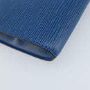 LOUIS VUITTON Epi Pochette Accessoires Pouch Blue M52985 LV Auth BA11656-16