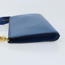 LOUIS VUITTON Epi Pochette Accessoires Pouch Blue M52985 LV Auth BA11656-4