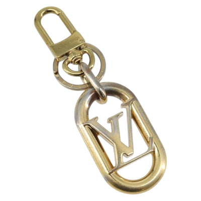 LOUIS VUITTON Charm metal Gold LV Auth BA11657