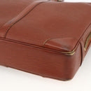 LOUIS VUITTON Epi Porte Documents Voyage Business Bag Brown M54478 Auth BA11658-9