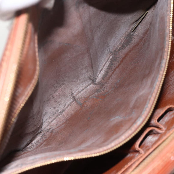 LOUIS VUITTON Epi Porte Documents Voyage Business Bag Brown M54478 Auth BA11658