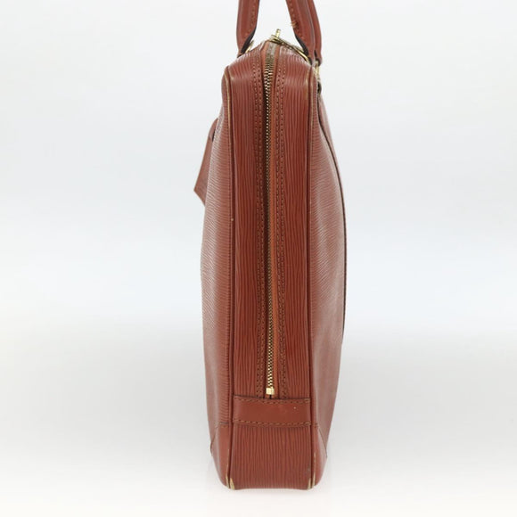 LOUIS VUITTON Epi Porte Documents Voyage Business Bag Brown M54478 Auth BA11658