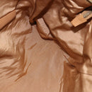 BALLY Hand Bag Leather Brown Gold Auth BA1166-18