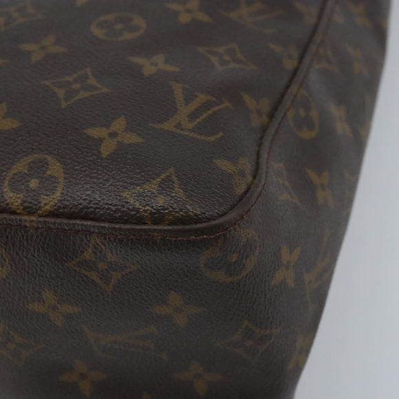 LOUIS VUITTON Monogram Looping GM Shoulder Bag M51145 LV Auth BA11661