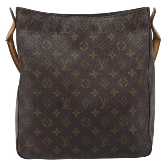 LOUIS VUITTON Monogram Looping GM Shoulder Bag M51145 LV Auth BA11661