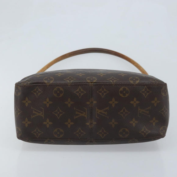 LOUIS VUITTON Monogram Looping GM Shoulder Bag M51145 LV Auth BA11661