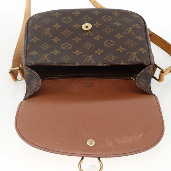 LOUIS VUITTON Monogram Saint Cloud GM Shoulder Bag M51242 LV Auth BA11664