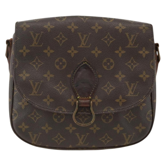 LOUIS VUITTON Monogram Saint Cloud GM Shoulder Bag M51242 LV Auth BA11665