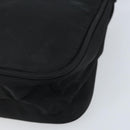 PRADA Accessory Pouch Nylon Black Silver Auth BA11668-9