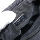 PRADA Accessory Pouch Nylon Black Silver Auth BA11668-18