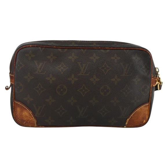 LOUIS VUITTON Monogram Marly Dragonne GM Clutch Bag M51825 LV Auth BA11672