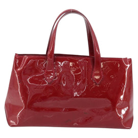 LOUIS VUITTON Monogram Vernis Wilshire PM Bag Pomme D'amour M93642 Auth BA11677 - 0