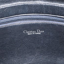 Christian Dior Hand Bag Leather Black Gold Auth BA11678-11