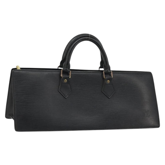 LOUIS VUITTON Epi Sac Triangle Hand Bag Black M52092 LV Auth BA11684