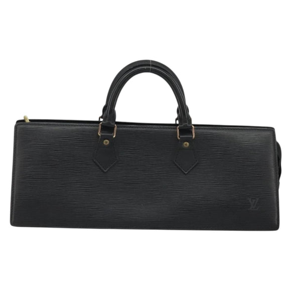 LOUIS VUITTON Epi Sac Triangle Hand Bag Black M52092 LV Auth BA11684
