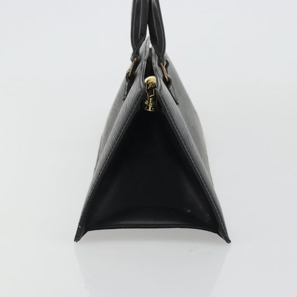 LOUIS VUITTON Epi Sac Triangle Hand Bag Black M52092 LV Auth BA11684
