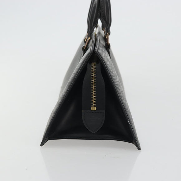 LOUIS VUITTON Epi Sac Triangle Hand Bag Black M52092 LV Auth BA11684
