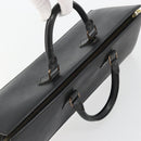 LOUIS VUITTON Epi Sac Triangle Hand Bag Black M52092 LV Auth BA11684-6