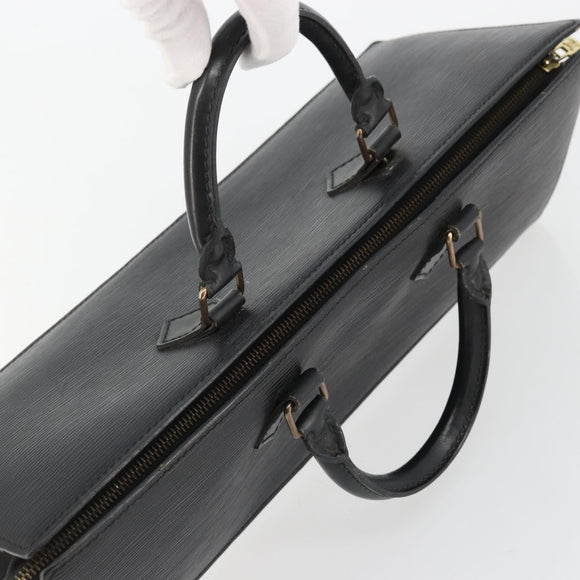 LOUIS VUITTON Epi Sac Triangle Hand Bag Black M52092 LV Auth BA11684