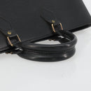 LOUIS VUITTON Epi Sac Triangle Hand Bag Black M52092 LV Auth BA11684-7