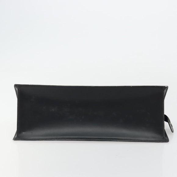 LOUIS VUITTON Epi Sac Triangle Hand Bag Black M52092 LV Auth BA11684