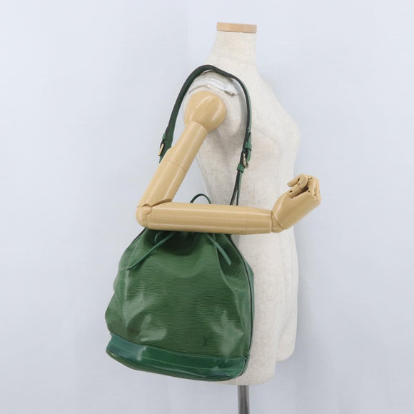 LOUIS VUITTON Epi Noe Shoulder Bag Green M44004 LV Auth BA11687