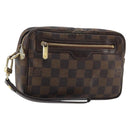 LOUIS VUITTON Damier Ebene Pochette Billets Macau Clutch Bag N61739 Auth BA11690-1