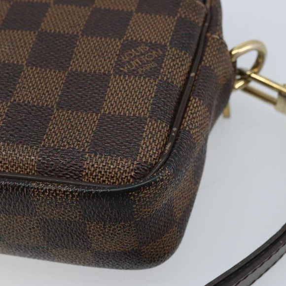 LOUIS VUITTON Damier Ebene Pochette Billets Macau Clutch Bag N61739 Auth BA11690