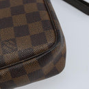 LOUIS VUITTON Damier Ebene Pochette Billets Macau Clutch Bag N61739 Auth BA11690-16